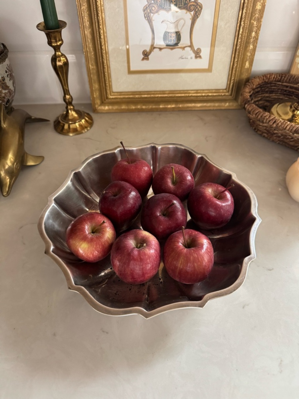Vintage Chippendale International Silver Co 678 SilverPlated Vegetable Bowl